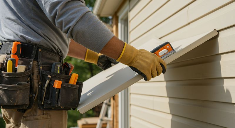 Installing Siding on a House
